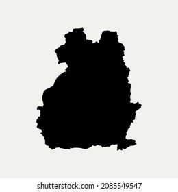 Karte Van - Türkei Region Umriss Silhouette Vektorgrafik
