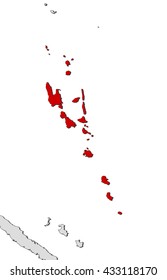 Map - Vanuatu