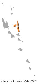 Map - Vanuatu, Penama