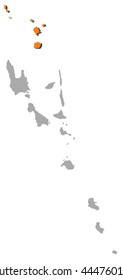Map - Vanuatu, Torba