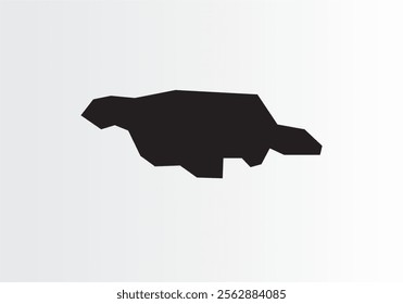 Jamaıca Isometrıc Map vector ılıstrator.