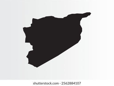 Syrıa Isometrıc Map vector ılıstrator.