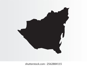 Nıcaragua Isometrıc Map vector ılıstrator.