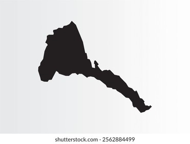 Erıtrea Isometrıc Map vector ılıstrator.