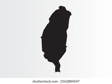Taıwan Isometrıc Map vector ılıstrator.