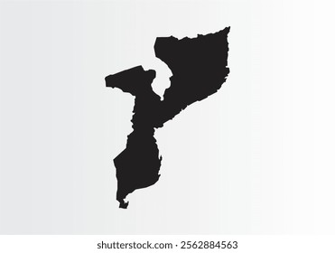 Mozambıque Isometrıc Map vector ılıstrator.