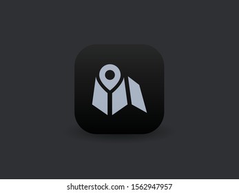 Map - Vector App Icon