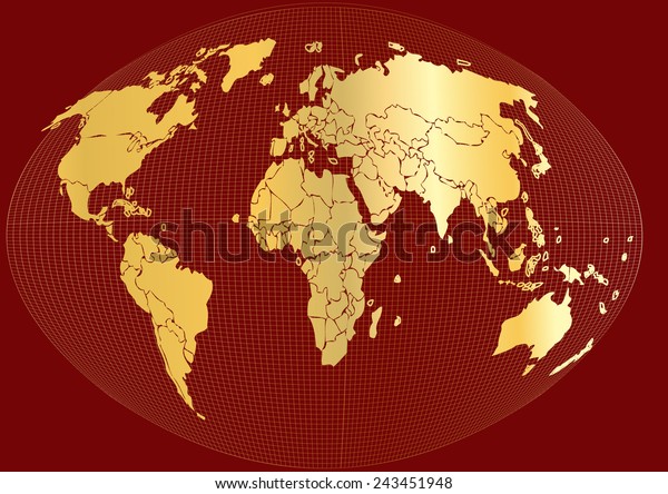 Map Vector Drawing Lines Background Text Stock Vector (Royalty Free ...