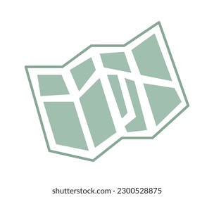 Map vector flat illustration Navigation point