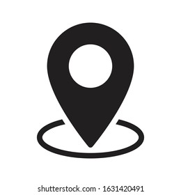 map vector glyph flat icon 