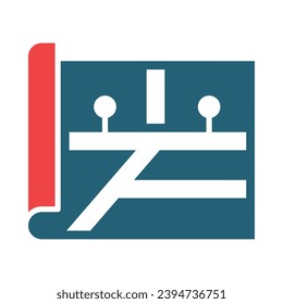 Map Vector Glyph Two Color Icons For Personal And Commercial Use.
