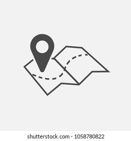 map vector icon