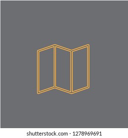 Map vector icon