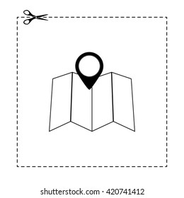 map vector icon