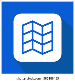 Map vector icon