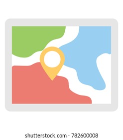 Map Vector Icon