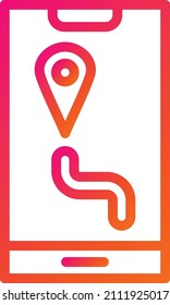 Map Vector Icon Design Illustration