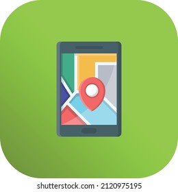 mapa Ilustración vectorial sobre un fondo transparente.Símbolos de calidad premium.Icono plano de línea vectorial para el concepto y el diseño gráfico.
