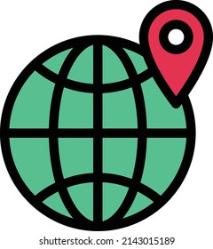 map Vector illustration on a transparent background.Premium quality symmbols.Stroke vector icon for concept and graphic design.