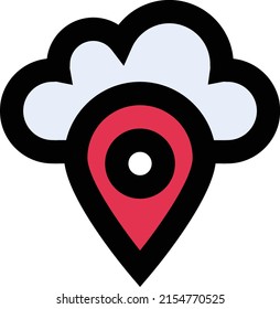 map Vector illustration on a transparent background.Premium quality symbols.Stroke vector icon for concept and graphic design. 
