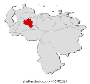 Map - Venezuela, Portuguesa