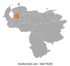 Map - Venezuela, Trujillo