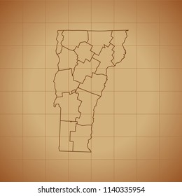 map of Vermont