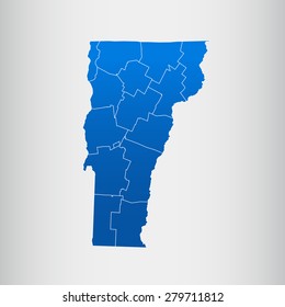 map of Vermont