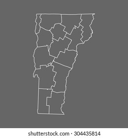map of Vermont