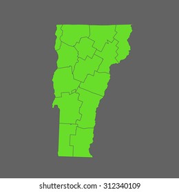 map of Vermont