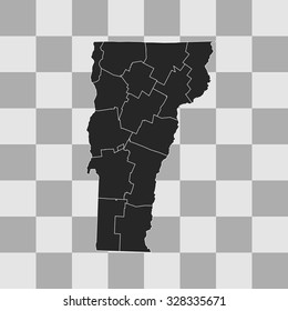 map of Vermont