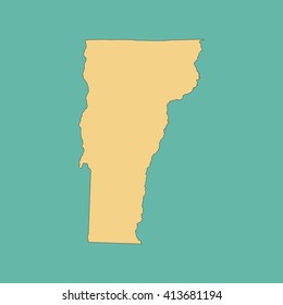 map of Vermont
