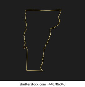 map of Vermont