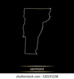 map of Vermont