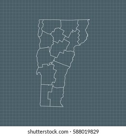 map of Vermont