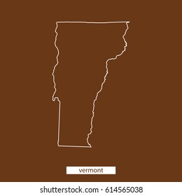 map of Vermont