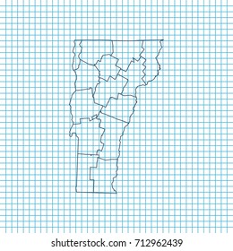 map of Vermont