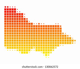 Map of Victoria