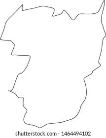 map of Vila Real district in Portugal