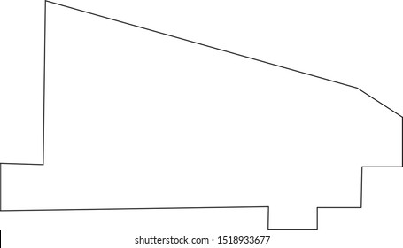 map of vilas county in state of Wisconsin