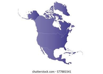 map violet north america