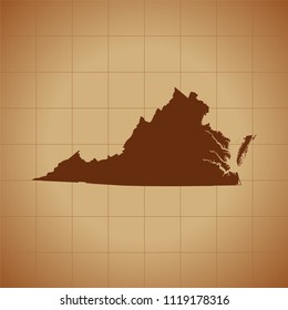 map of Virginia