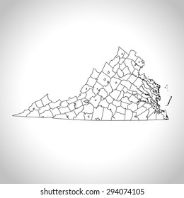 map of Virginia