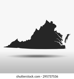map of Virginia