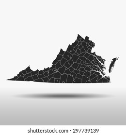 map of Virginia