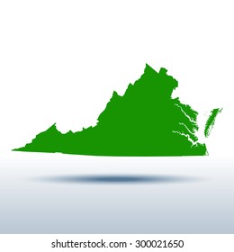 map of Virginia