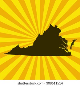 map of Virginia