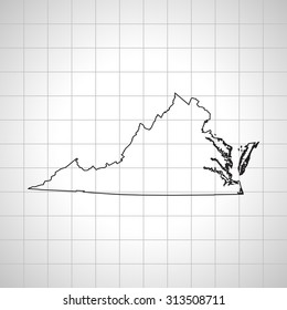 map of Virginia