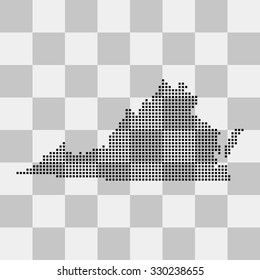 map of Virginia