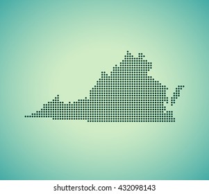 map of Virginia